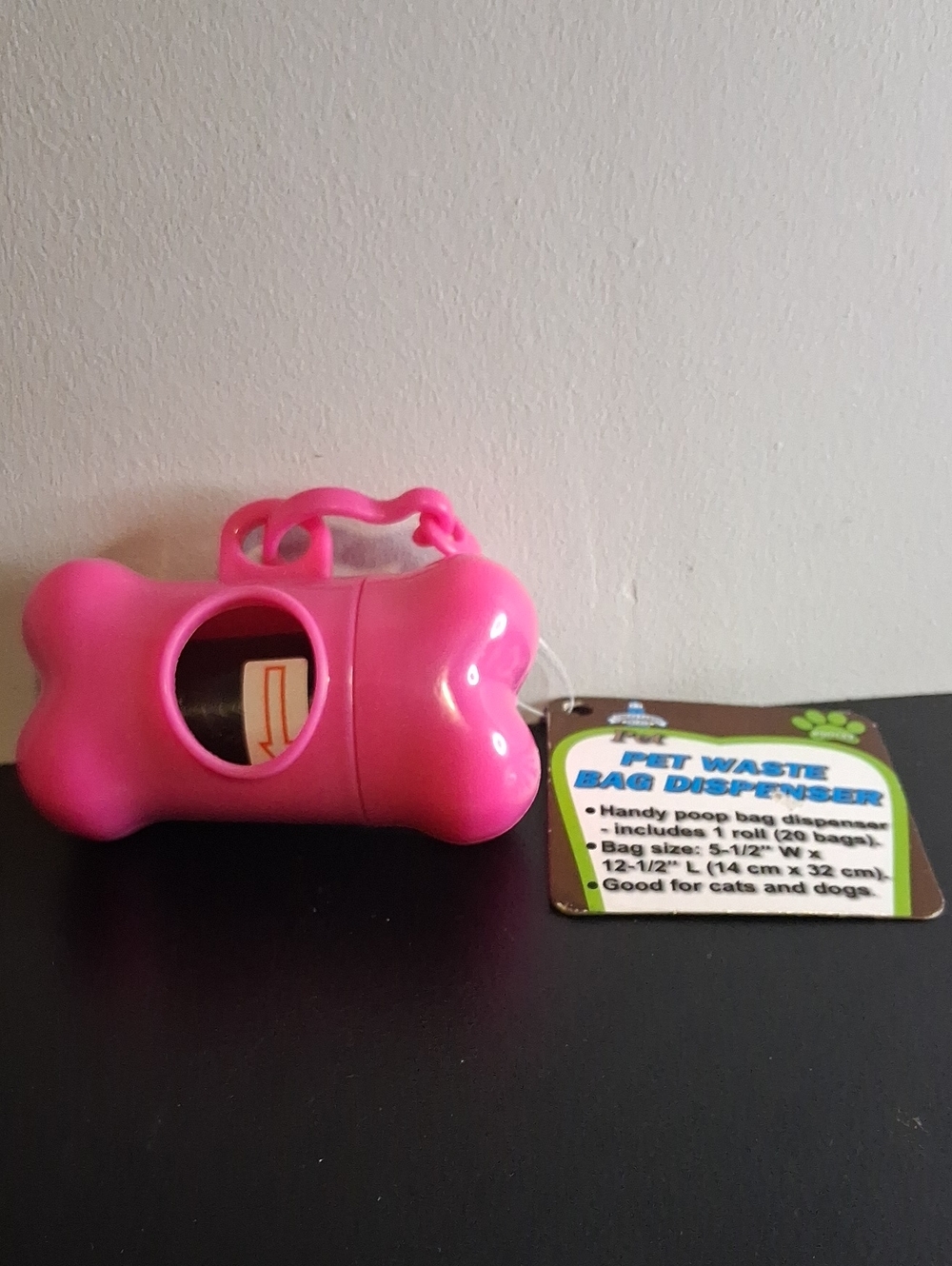 Pet Waste Bag Dispenser for Dogs - Pink